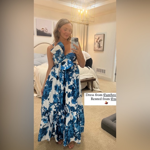 Anthropologie Atsu Sally Bow Dress - Picture 1 of 9